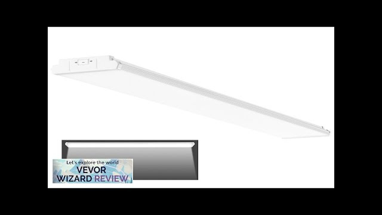 VEVOR 4FT LED Wraparound Light 40W 4500LM Flush Mount LED Shop Light Review