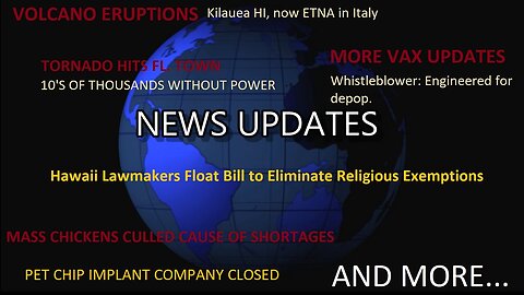 ETNA Erupting, HI Lawmakers Float Bill to Eliminate Religious Exempts., VAX updates, & MORE