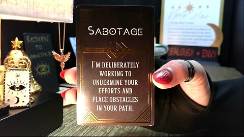 They Want To Sabotage Your Health Cos' You Set Healthy Boundaries & Rejected Them!!!