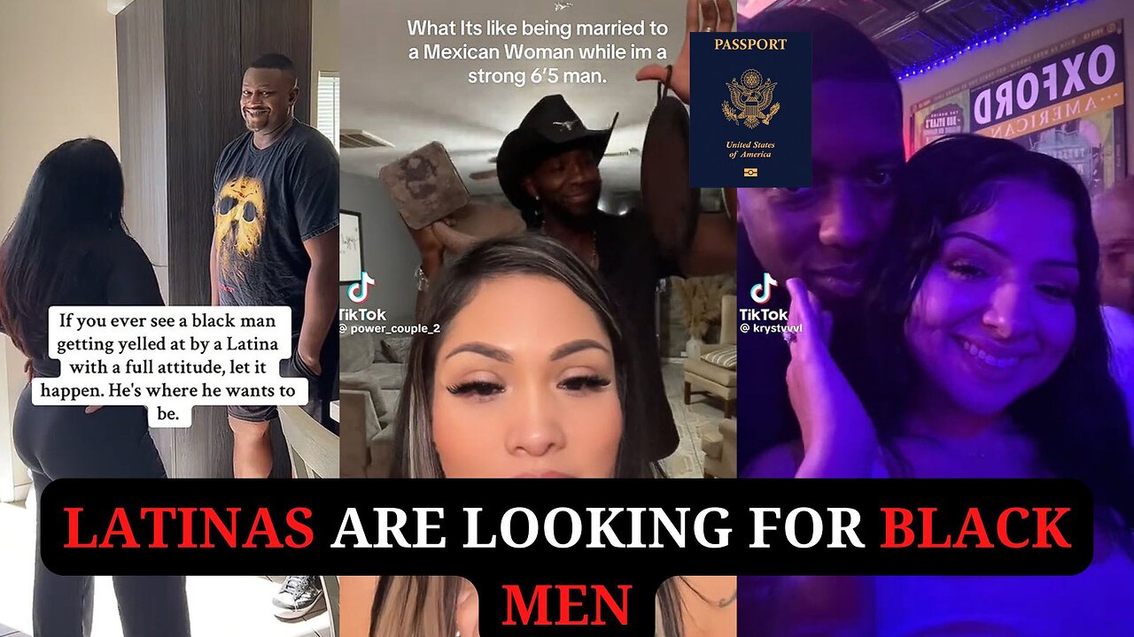 Latinas are looking for black men | Get your passports