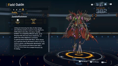 zombieplutomon all digivolution/de-digivolution/profile Digimon Story Time Stranger