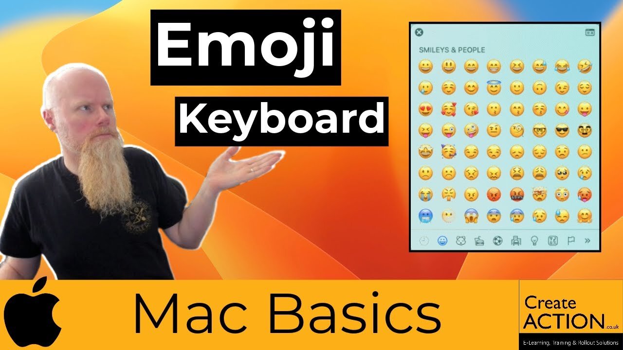 Emoji Keyboard on your Apple Mac!