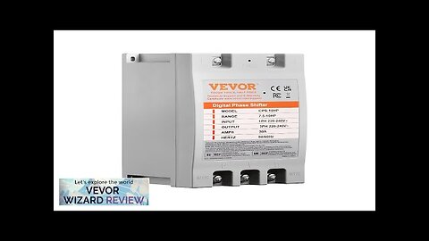 VEVOR 3 Phase Converter 10HP 30A 220V Single Phase to 3 Review