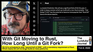 With Git Moving to Rust, How Long Until a Git Fork?