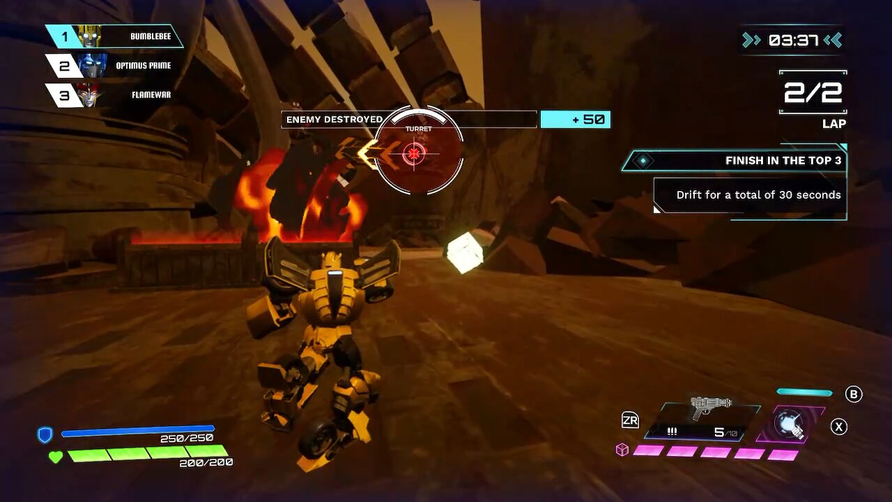 Transformers galactic trials Bumblebee gameplay