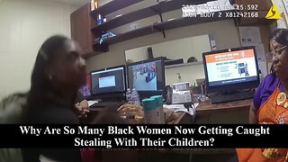 Black Woman Uses Her Kid As A Human Shield While Stealing From Home Depot!