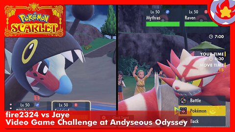 fire2324 vs Jaye - Video Game Challenge at @AndyseousOdyssey | Pokemon VGC