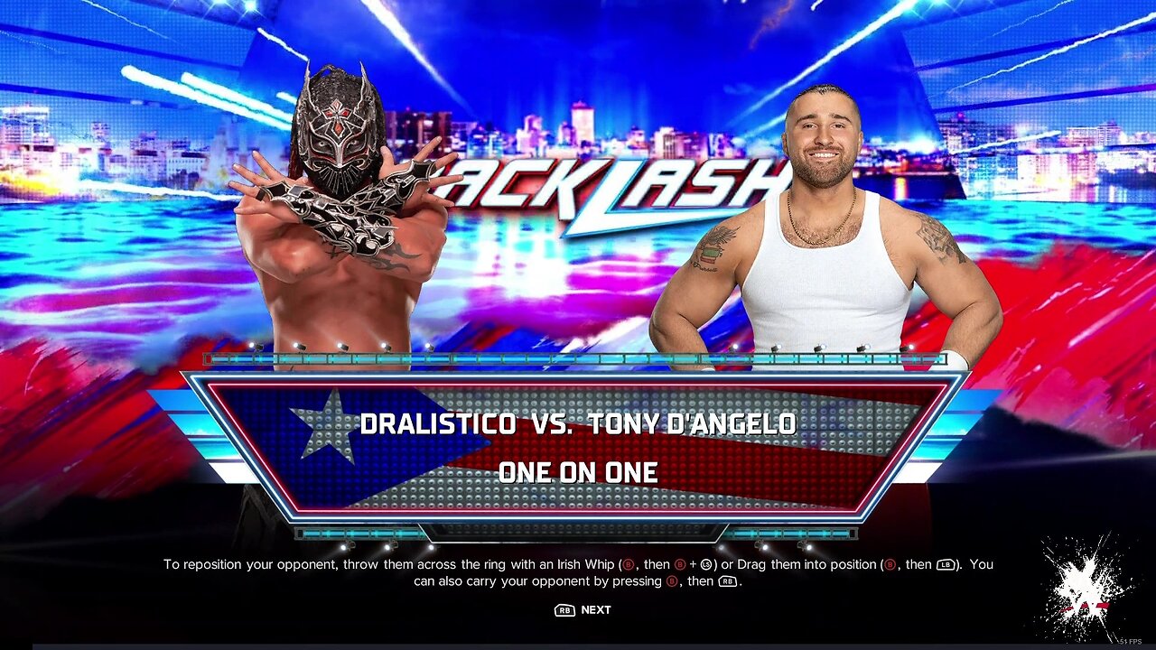 WWE 2k24 Dragalistico vs Tony D'angelo