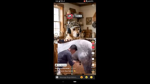 Raw handing it! You Dirty Dog