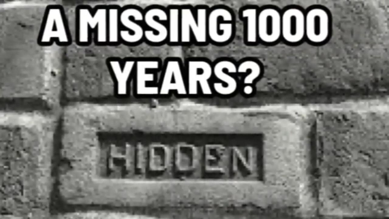 Missing 1000 Years? - (8/16/25) ~ By Conspiracy-R-US