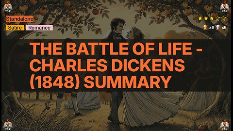 The Battle of Life - Charles Dickens (1848) Summary (Christmas Books - 4)