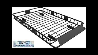 Roof Rack Carrier Basket 64" x 39" Rooftop Cargo Carrier with 250 Review