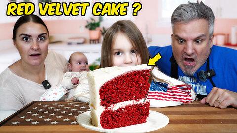 Brits Try American Red Velvet Cake for the first time! (Our Family Was SHOCKED!)