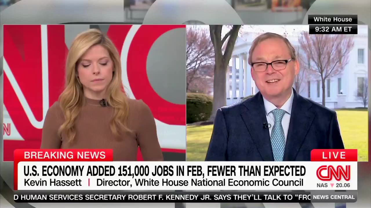 Kevin Hassett: “The Biden admin created gov't jobs. We reduced gov't jobs.