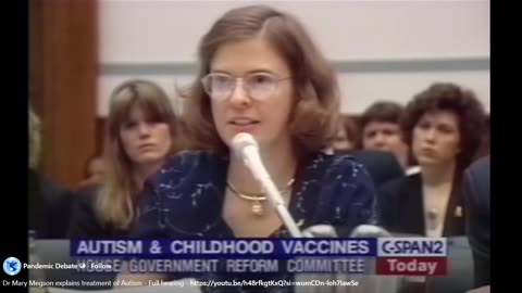 April 2000 Hearing on Autism | Dr Mary Megson