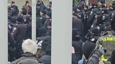Toronto Police Pushed Back Antifa Terrorists
