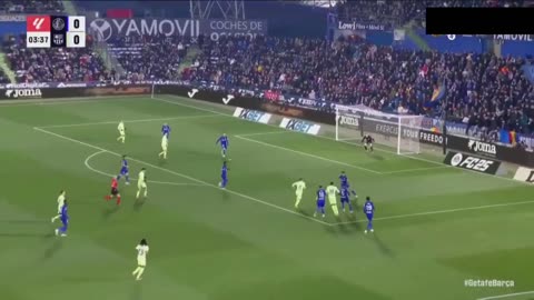 Summary of the Barcelona vs. Getafe Match (1-1) || Goals from the Barcelona vs. Getafe Game Today