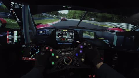 ACC game / Nürburgring Nordschleife Against the "Crazy Humans" Race to Survive / Ferrari 296 GT3