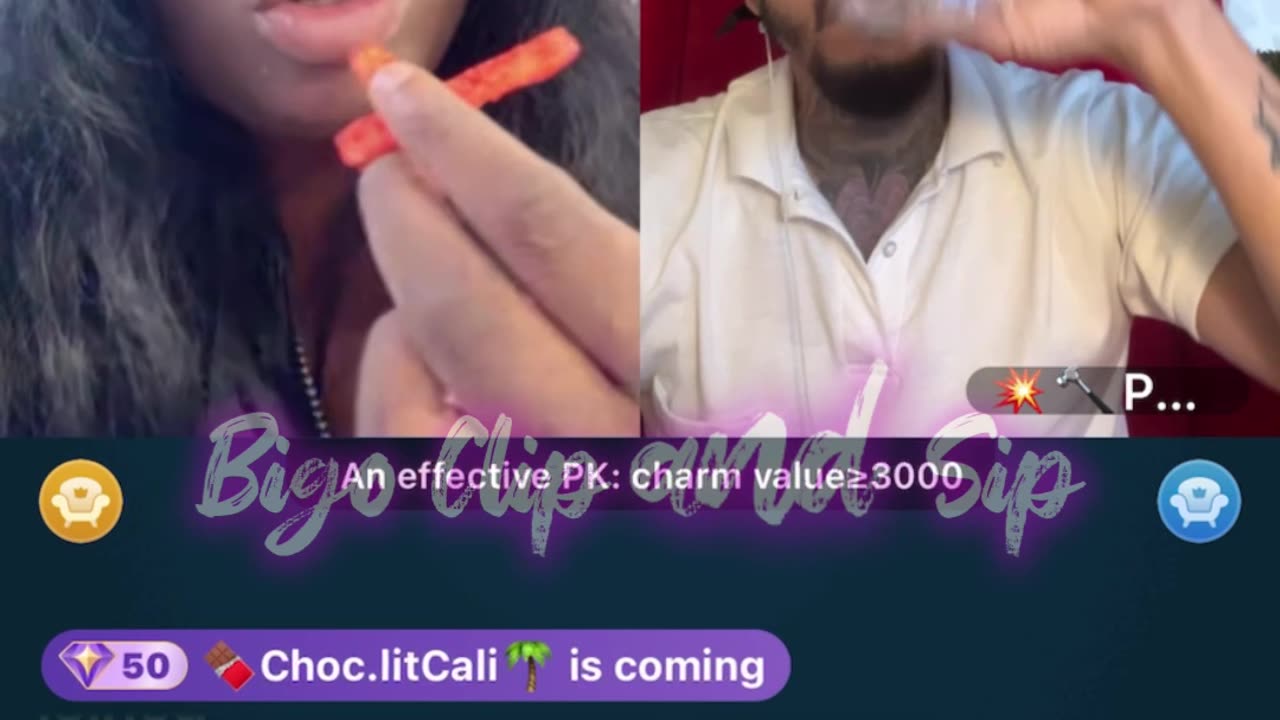 Moet doing laundry-lines PolyGod-eats multiple snacks 1/20/25 #bigoclipandsip