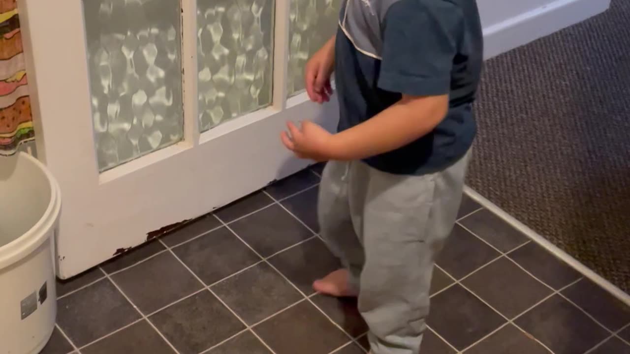 Kid Unexpectedly Catches Ball