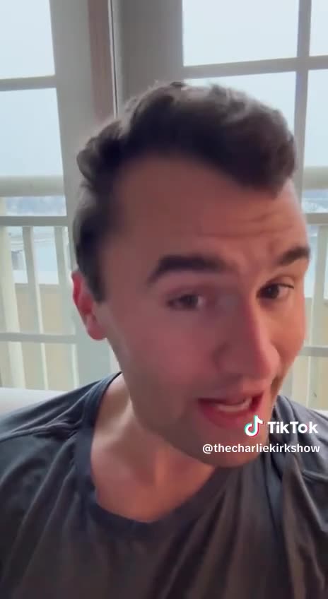 Charlie Kirk Posts on TikTok After it was Restored thanks to Trump