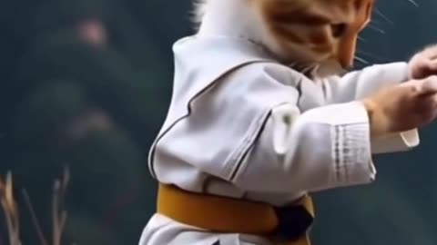 Kung Fu Cat #FunnyCats #funnycatvideos