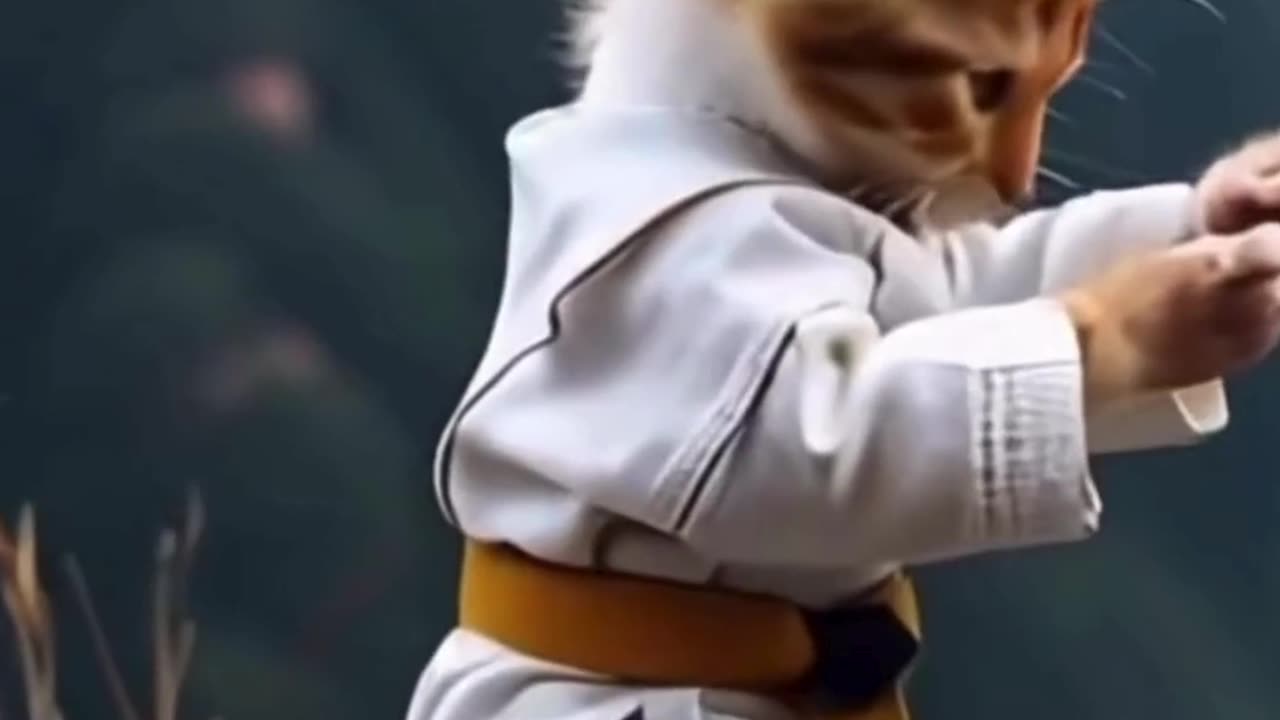 Kung Fu Cat #FunnyCats #funnycatvideos