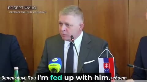 Slovakia PM Robert Fico goes NUCLEAR on Zelensky: