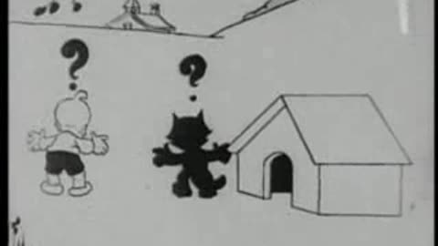 Felix the Cat’s Hilarious Adventure: 1924 Black-and-White Classic!