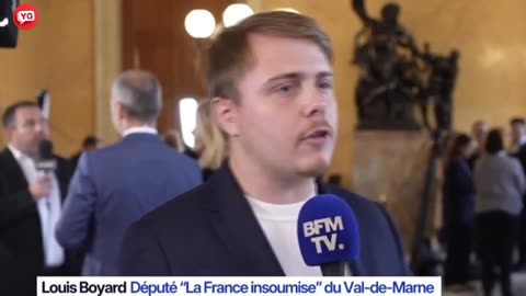 🇫🇷 Far-left French politician Louis Boyard slyly takes off his Rolex worth approx.