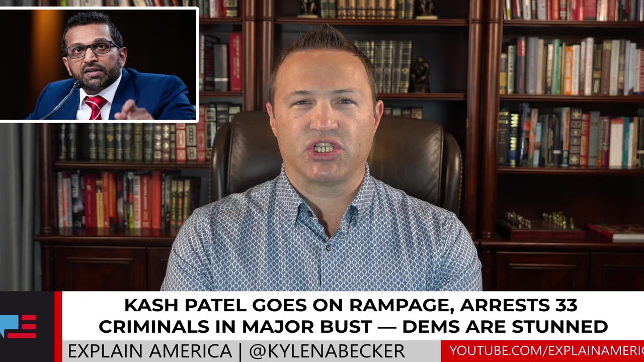 Kash Patel Goes on RAMPAGE, Arrests 33 Criminals in Major Bust — Dems are STUNNED