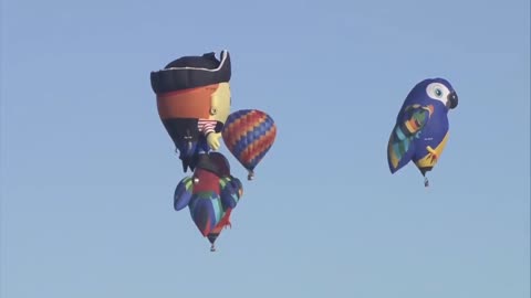 Lễ hội khinh khí cầu quốc tế Albuquerque tại New Mexico!