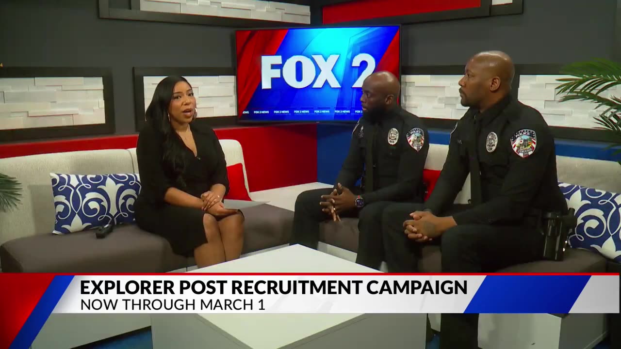 Fox 2 In St. Louis' Tv Anchor Blair Ledet : Explorer Post Recruitment Campaign