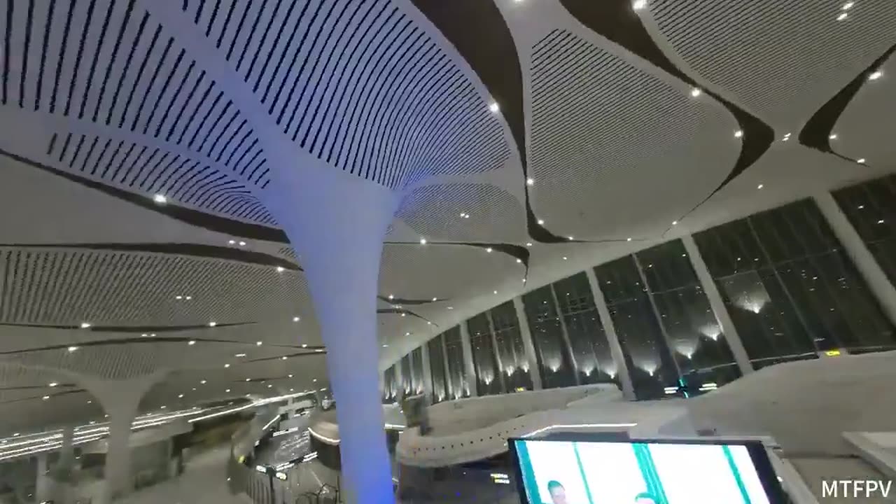 China's 40th biggest city, Lanzhou's new airport terminal