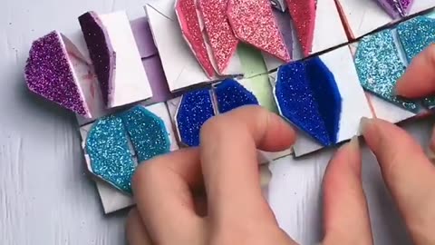 Create Beautiful Paper 🌻! #kidscraft #schoolcrafts