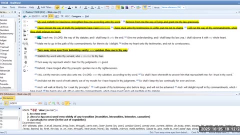 Bible Study Psalms 119 Pt 2