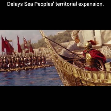 Egyptians vs Sea Peoples 1190 BC Ramses III Defends Egypt #AncientEgypt