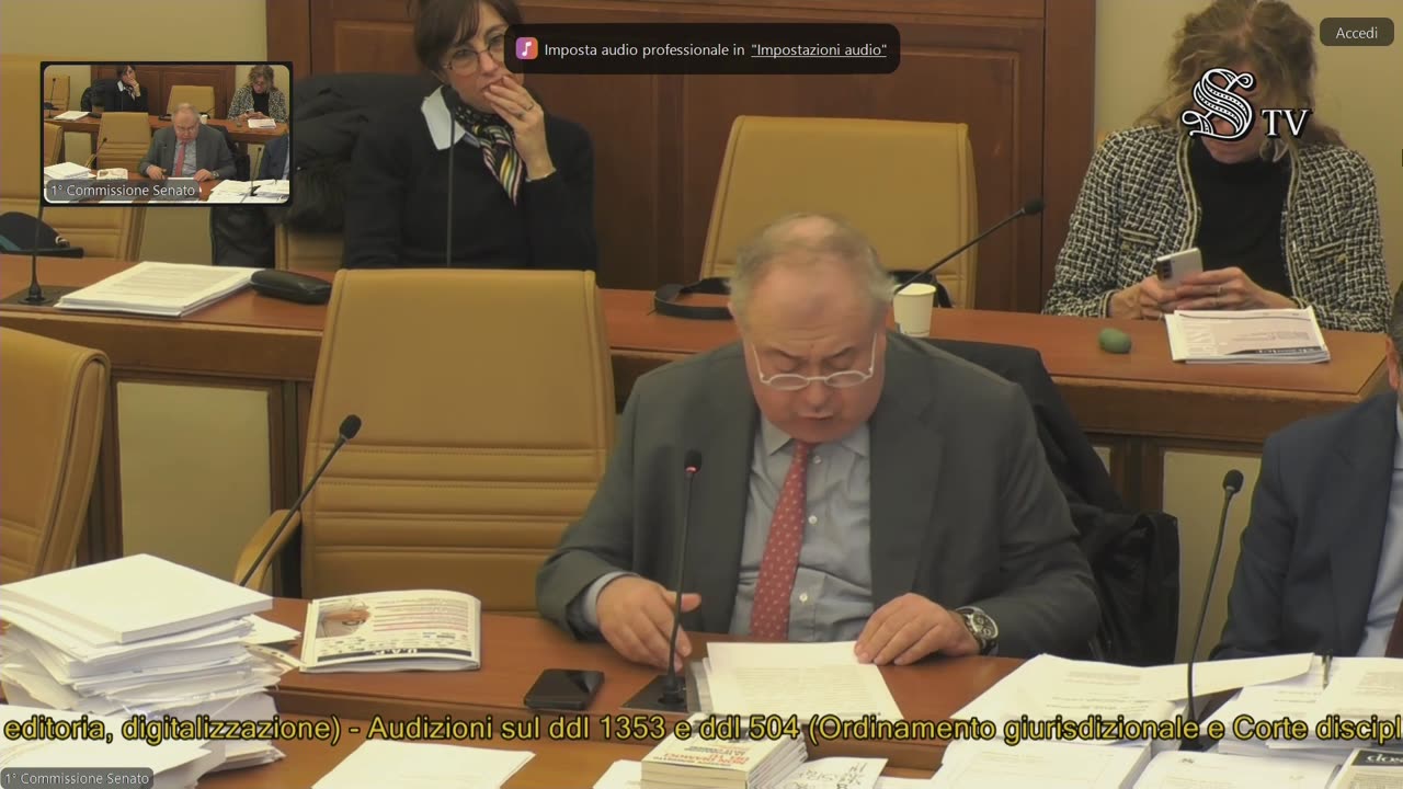 Roma - Ordinamento giurisdizionale e Corte disciplinare (20.02.25)