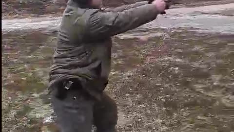 Tokarev TT33 at the range .