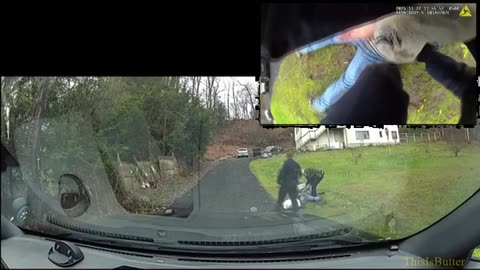 Bodycam video shows man sucker-punching Newtown police officer