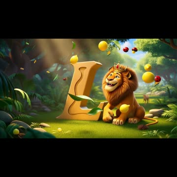 “K & L Alphabet Song | Kangaroo & Lion Fun Learning for Kids 🦘🦁 | Toddler Creative Hub”
