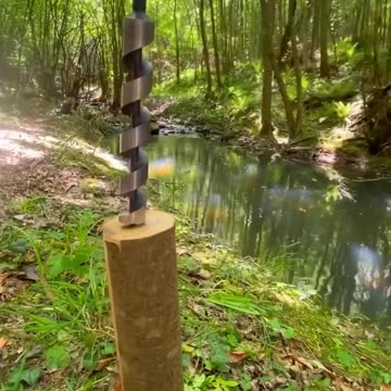 cooking kebab in nature