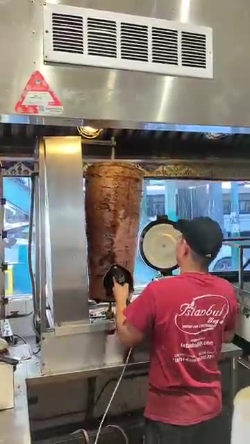 Authentic Turkish Doner Kebab 🌯🔥 | Brooklyn NY Street Food Experience