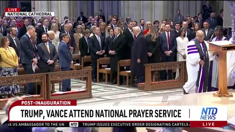 TRUMP, VANCE ATTEND NATIONAL PRAYER SERVICE