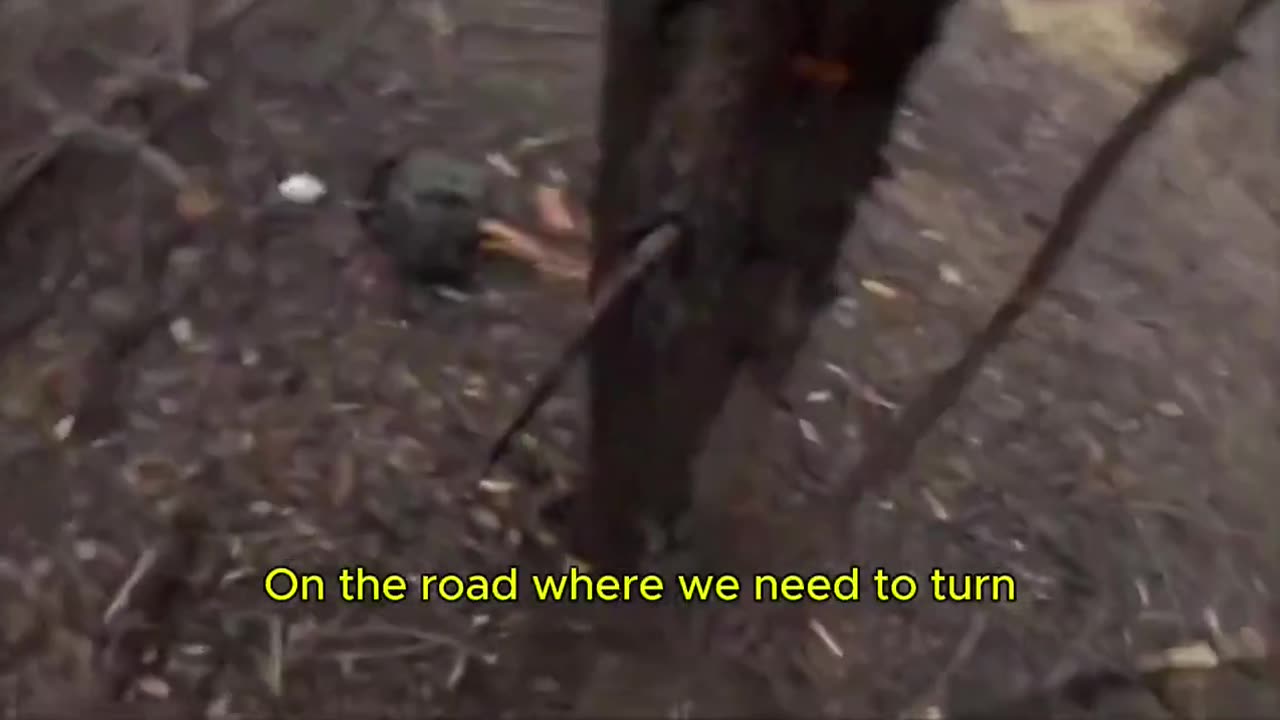 Destruction of a Russian motorcycle unit.
