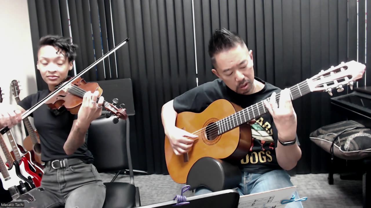 How Sweet It Is to Be Loved By You for Violin and Guitar Practice Session