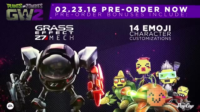 Plants vs Zombies Garden Warfare 2 - Grass Effect Trailer - YouTube