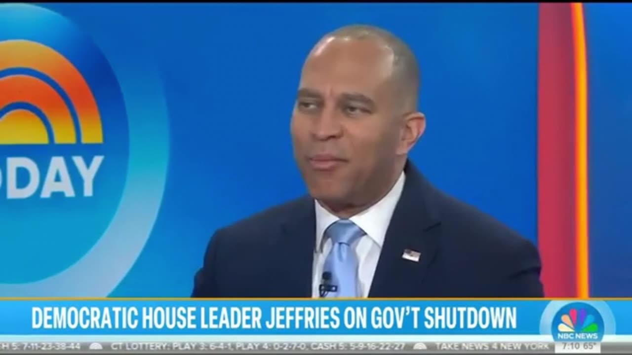 NBC Host asks Hakeem Jeffries Why Are YOU Holding Americans Hostage