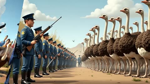 "Ostrich Uprising" The Canadian government is showing us it's in charge.