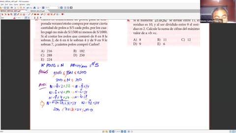 GRUPO CIENCIAS REPASO 2025 - 2 | Semana 05 | Aritmética